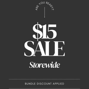 $15 Storewide Sale Poster